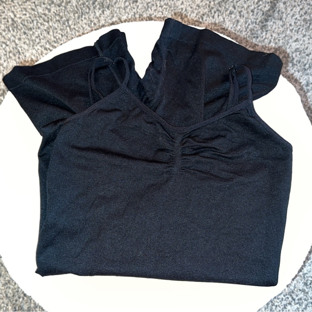 Black Athletic Romper, Never used. Large